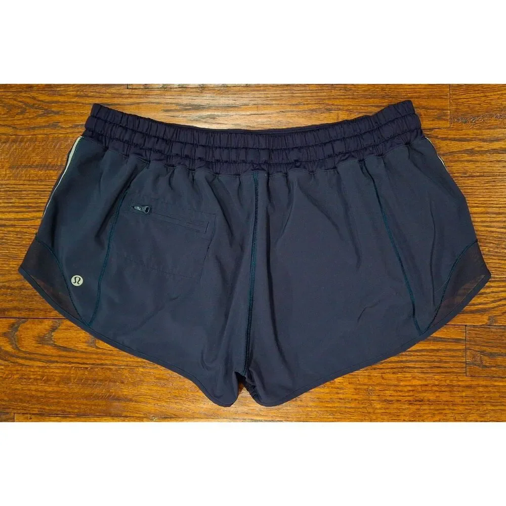 Lululemon Athletica Midnight Navy Hotty Hot Short Womens 12